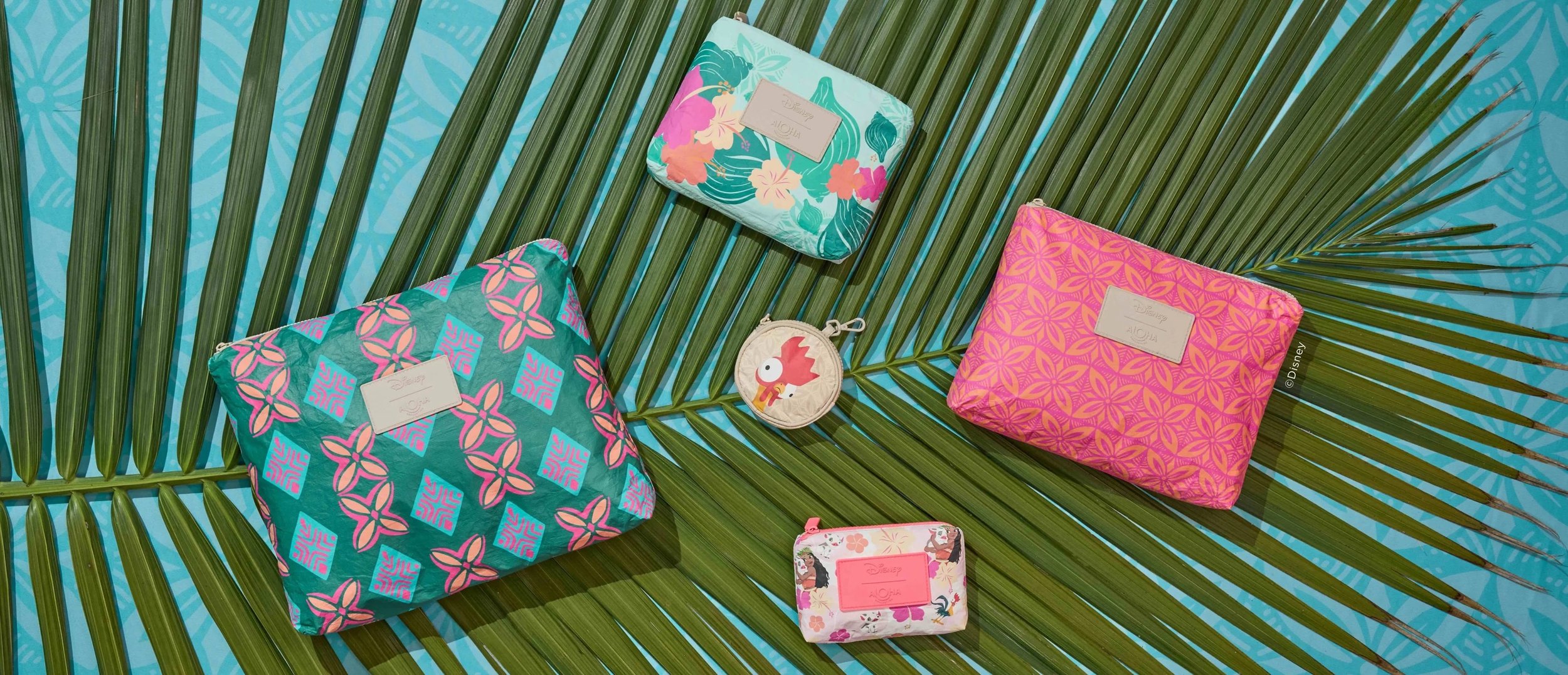 コリアンダー様Aloha Collection スモールポーチ　モアナ New Disney Aloha Moana Collection on Aloha Collection — EXTRA